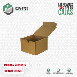 CAJA CORRUGADO MEDIDAS 23*23*16