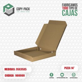 CAJA PIZZA 14"" KRAFT